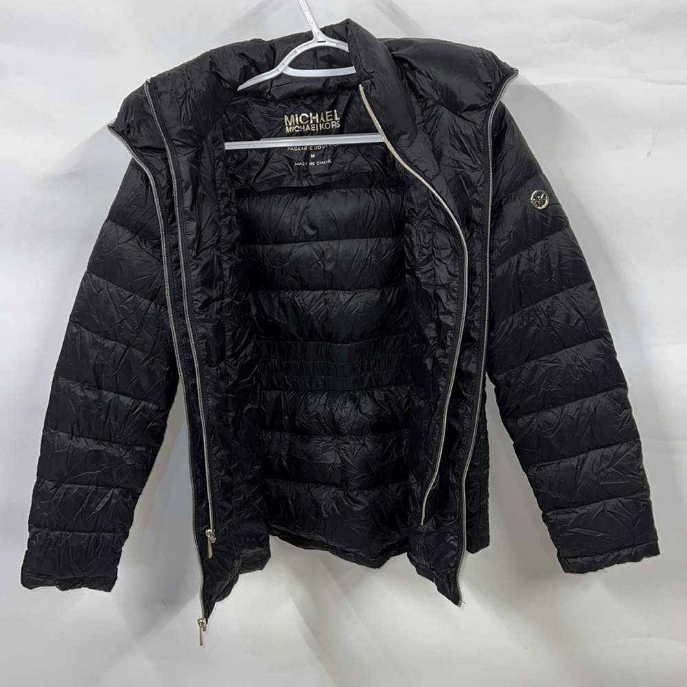 Michael Kors Women’s Packable Goose Down Fill Puffer Jacket Sz M
